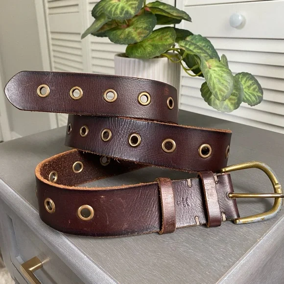 Frye | Accessories | Frye Leather Grommet Belt | Poshmark display picture 2